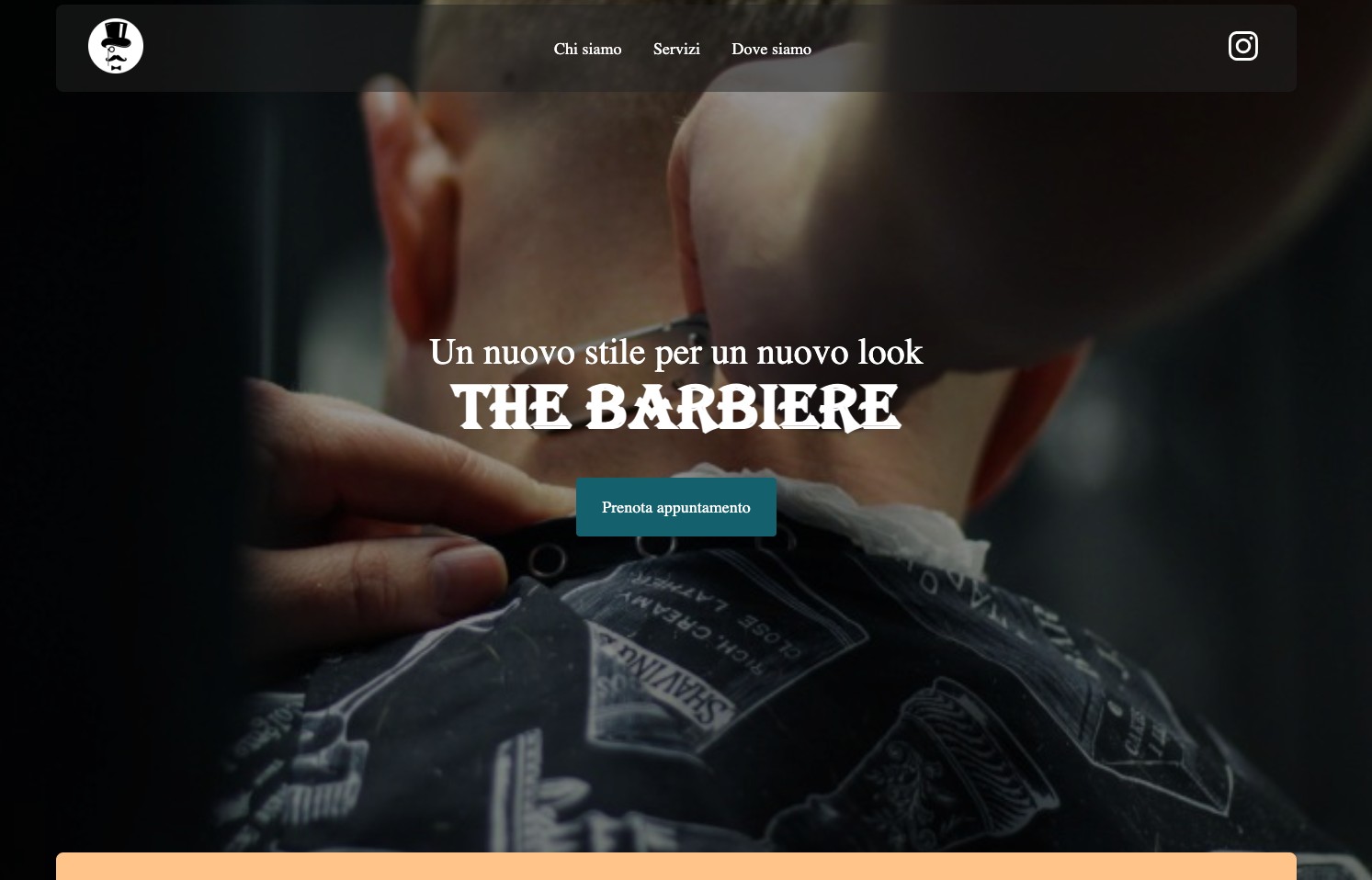 Sito web wordpress The Barbiere a Monterotondo