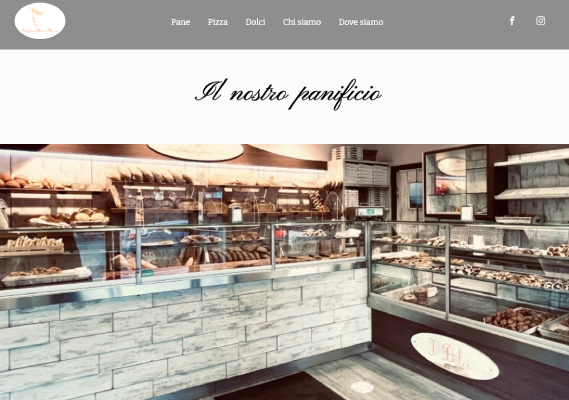 sito web wordpress panificio santa maria interni progetto